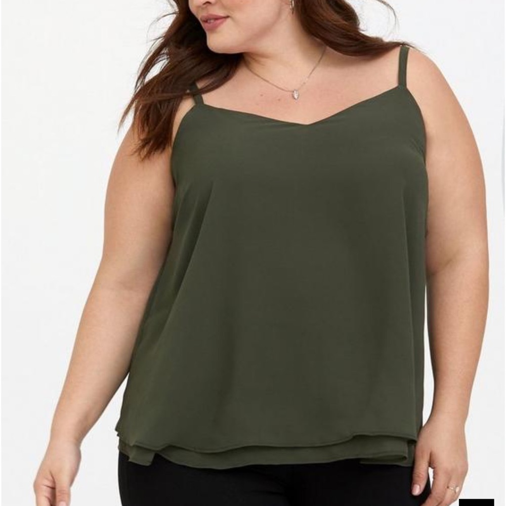 Torrid Sophie Chiffon Double Layer Cami